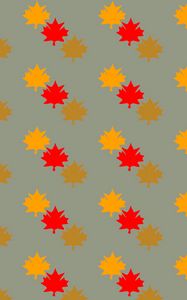 Preview wallpaper leaves, maple, autumn, patterns, texture