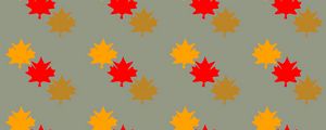 Preview wallpaper leaves, maple, autumn, patterns, texture