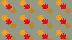 Preview wallpaper leaves, maple, autumn, patterns, texture