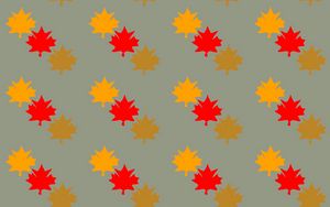 Preview wallpaper leaves, maple, autumn, patterns, texture