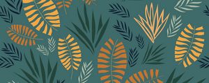 Preview wallpaper leaves, patterns, texture, pattern, plants