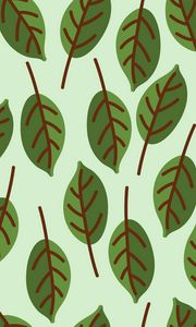 Preview wallpaper leaves, patterns, vector, texture