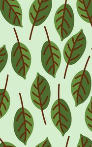 Preview wallpaper leaves, patterns, vector, texture