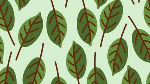 Preview wallpaper leaves, patterns, vector, texture