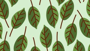 Preview wallpaper leaves, patterns, vector, texture