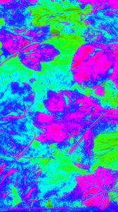 Preview wallpaper leaves, spots, colorful, bright, abstraction
