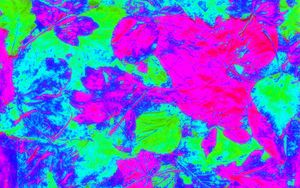 Preview wallpaper leaves, spots, colorful, bright, abstraction