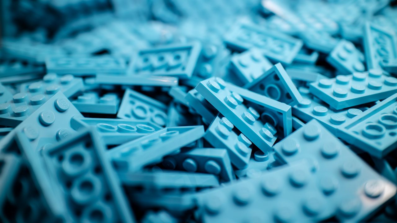 Wallpaper lego, puzzle, details, figures, plastic bricks