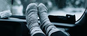 Preview wallpaper legs, car, travel, rest, mood