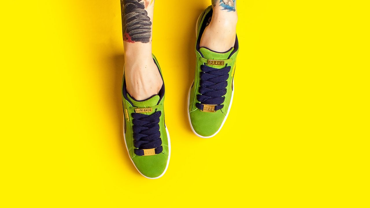 Wallpaper legs, sneakers, tattoos