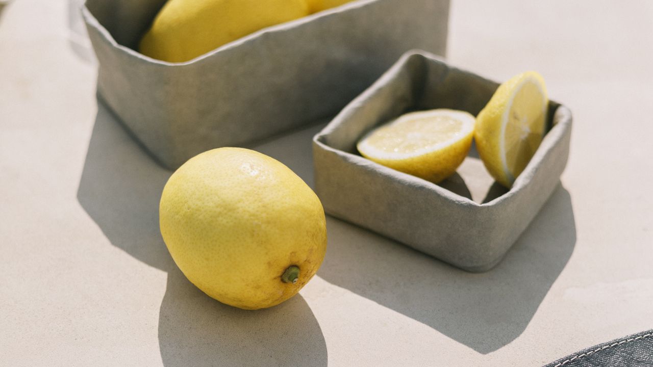 Wallpaper lemon, citrus, fruit, slices, serving