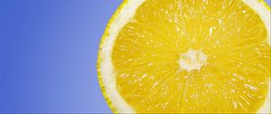 Preview wallpaper lemon, citrus, slice, ripe