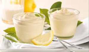 Preview wallpaper lemon, cream, dessert