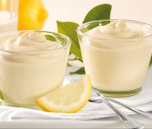 Preview wallpaper lemon, cream, dessert