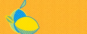 Preview wallpaper lemon, dots, art, vector