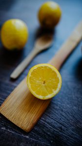 Preview wallpaper lemon, fruit, citrus, shoulder blade