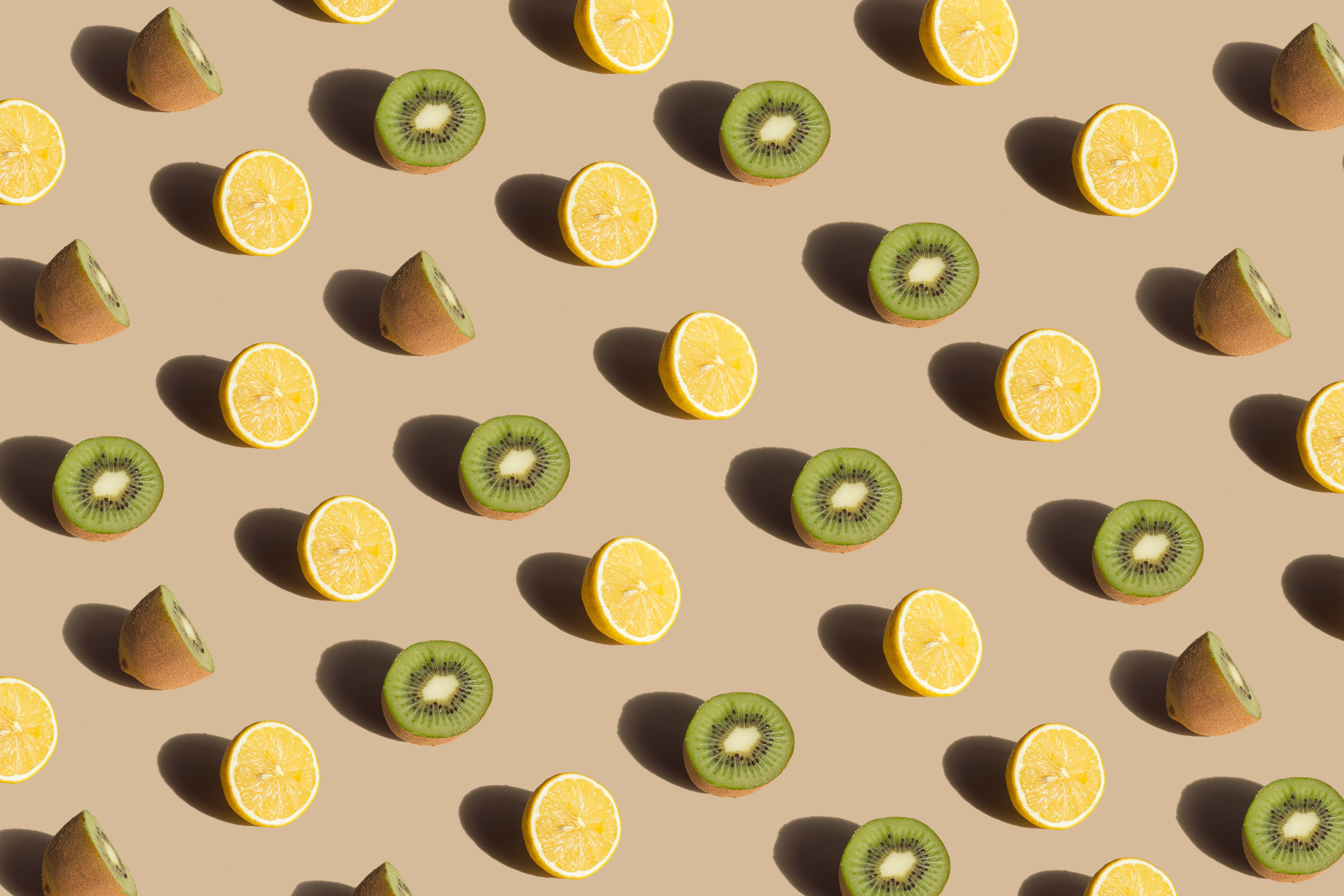 download-wallpaper-5184x3456-lemon-kiwi-fruit-pattern-green-yellow