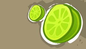 Preview wallpaper lemon, lime, bright, green