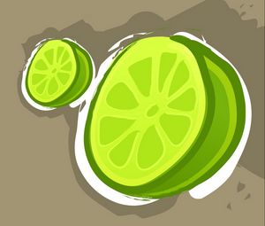 Preview wallpaper lemon, lime, bright, green
