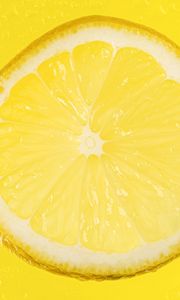 Preview wallpaper lemon, slice, citrus, yellow, macro