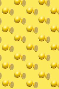 Preview wallpaper lemons, citrus, pattern, texture, yellow