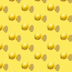 Preview wallpaper lemons, citrus, pattern, texture, yellow