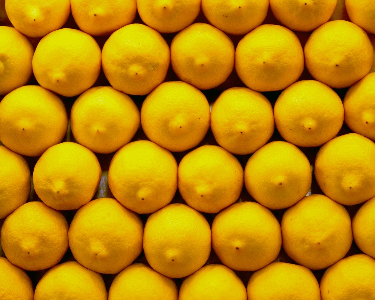 1280x1024 Wallpaper lemons, citrus, yellow