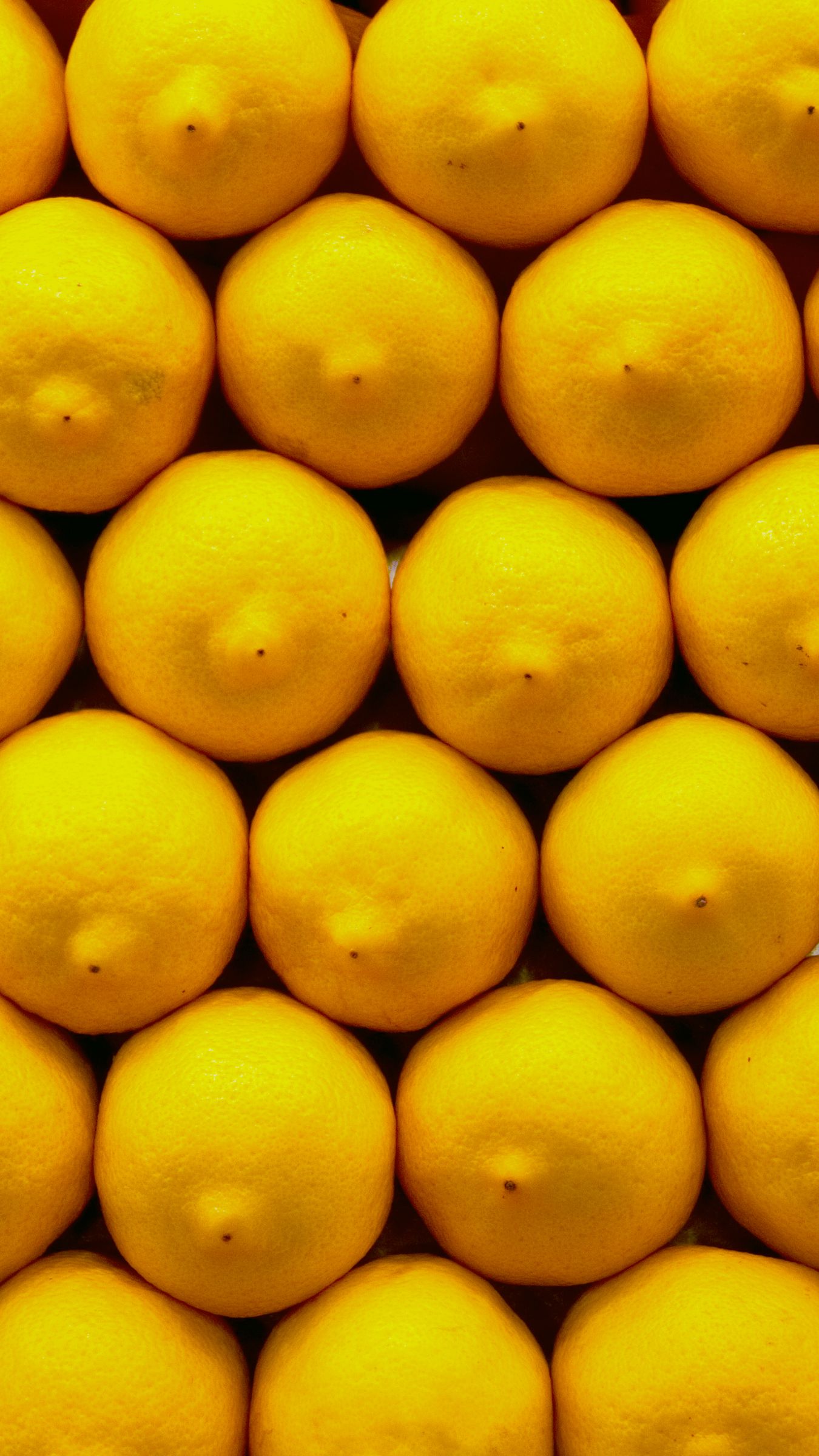 1350x2400 Wallpaper lemons, citrus, yellow