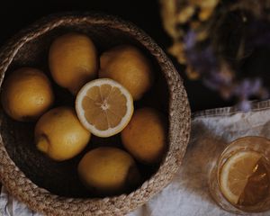 Preview wallpaper lemons, fruit, citrus, yellow