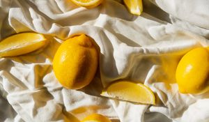 Preview wallpaper lemons, fruit, citrus, slices, yellow