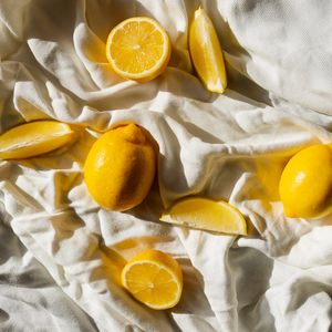 Preview wallpaper lemons, fruit, citrus, slices, yellow