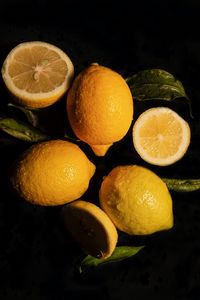 Preview wallpaper lemons, fruit, citrus, yellow, wet