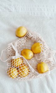 Preview wallpaper lemons, fruit, citrus, mesh, yellow