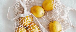 Preview wallpaper lemons, fruit, citrus, mesh, yellow