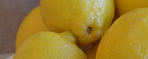 Preview wallpaper lemons, fruit, citrus, yellow, bowl