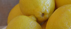 Preview wallpaper lemons, fruit, citrus, yellow, bowl