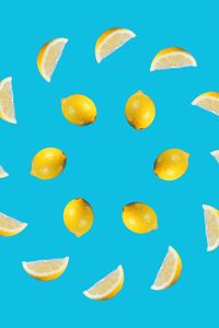 Preview wallpaper lemons, fruit, slices, citrus, yellow