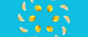 Preview wallpaper lemons, fruit, slices, citrus, yellow