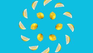 Preview wallpaper lemons, fruit, slices, citrus, yellow