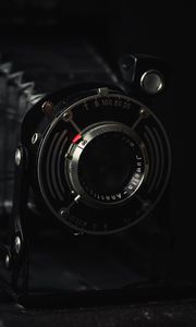 Preview wallpaper lens, camera, black, retro, old