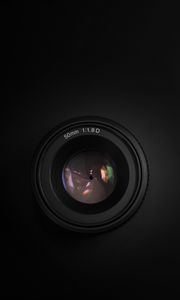 Preview wallpaper lens, camera, dark