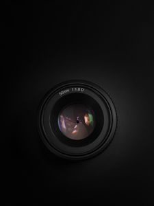 Preview wallpaper lens, camera, dark