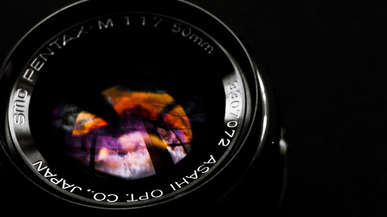 Wallpaper lens, camera, darkness