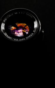 Preview wallpaper lens, camera, darkness