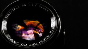 Preview wallpaper lens, camera, darkness