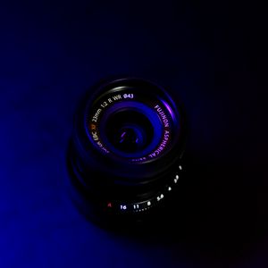 Preview wallpaper lens, dark, neon