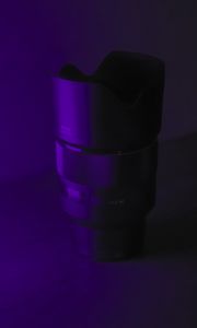 Preview wallpaper lens, dark, purple, camera