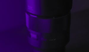 Preview wallpaper lens, dark, purple, camera