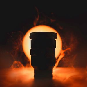 Preview wallpaper lens, light, smoke, dark