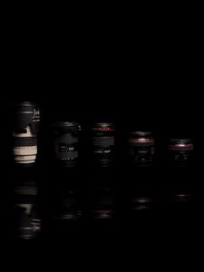Preview wallpaper lenses, photo, optics, dark